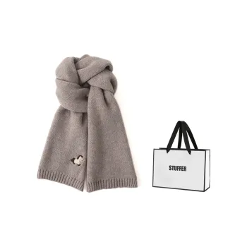 STUFFER Faux Cashmere Knit Scarves Unisex
