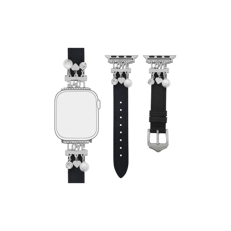 Vobafe Apple Compatibility Watch Band Genuine Leather Material-0