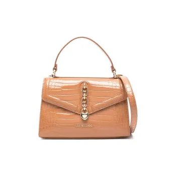 LOVE MOSCHINO Croc-embossed Tote Bag