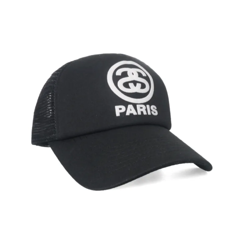 Stussy Baseball Caps Unisex Black-1