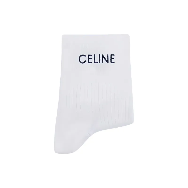 CELINE SS23 Ankle Socks Women's White-1