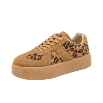 Walker Shop Warm Lightweight Height Increasing Low Top Skateboard Shoes Women's