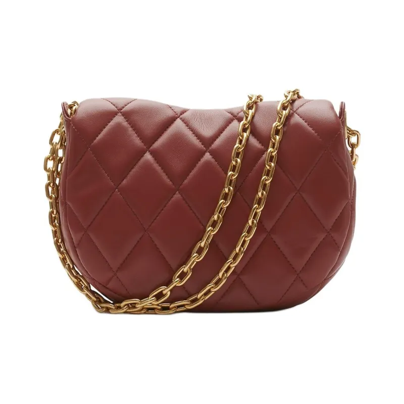 Burberry Lambskin Crossbody Bag Shoulder Bag Women's Rusty Red-2