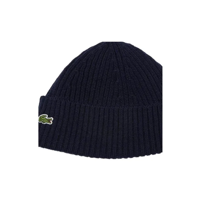 LACOSTE Embroidered logo Beanie Hat-1