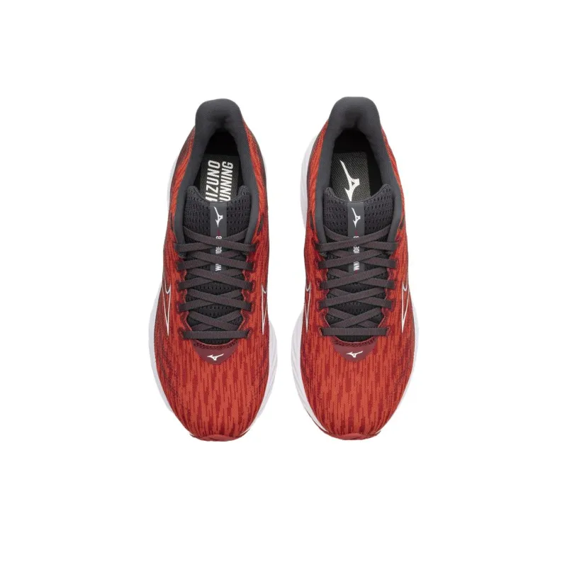 Mizuno Wave Rider 28 Super Wide 'Red White'-3