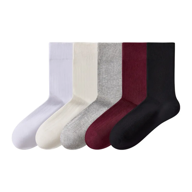 Temooues Mid Calf Socks Women's Combo Set-18