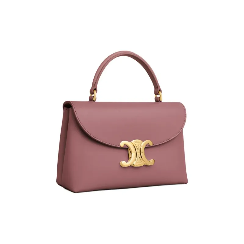 CELINE Cow Leather Shoulder Bag, Crossbody Bag, Handbag Women's Vintage Rose-1
