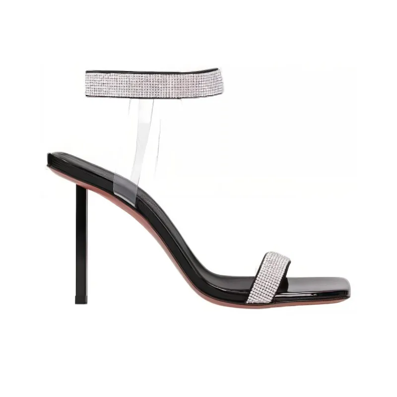 AMINA MUADDI Rih 95mm Crystal-embellished Sandals-1