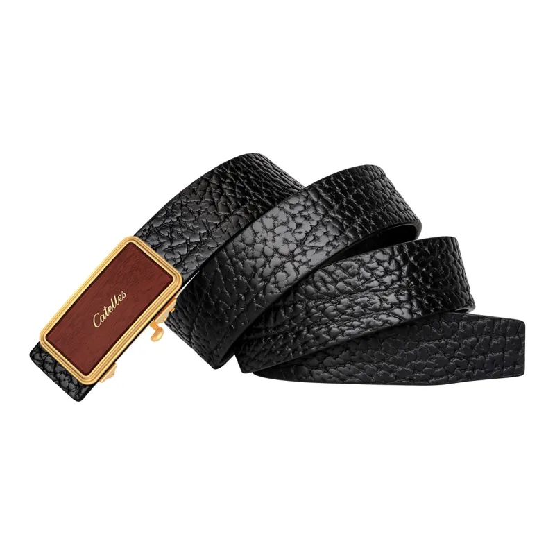 CATELLES Top Grain Cow Leather Leather Belts Men's 3.5cm-9