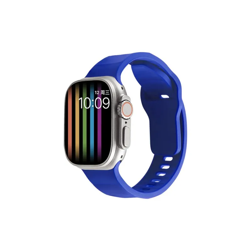 Cuttlefish Grid Watch Band Apple Compatibility Silicone Material-14