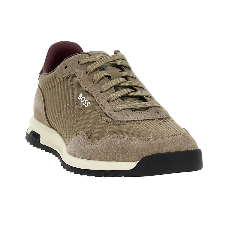 HUGO BOSS Zayn Low-Top Casual Shoes Men's Umber-2