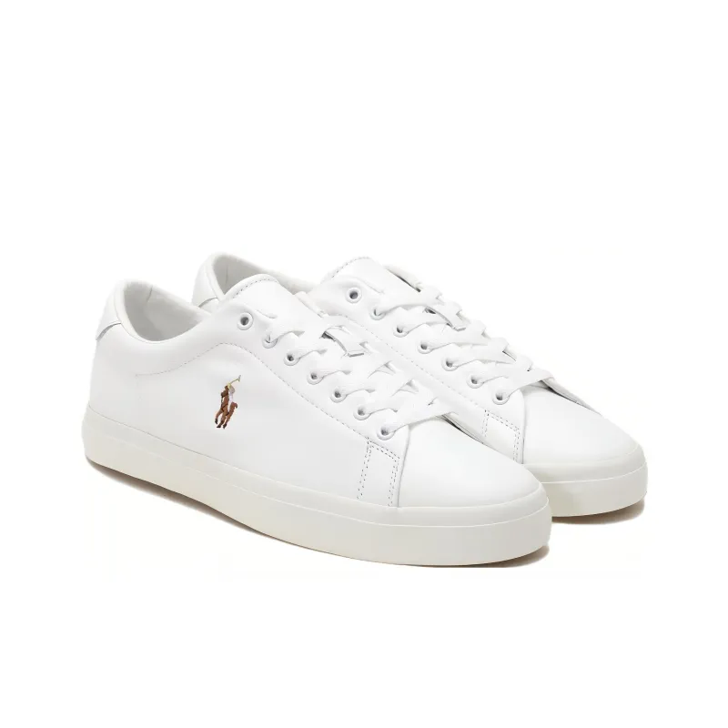 Polo Ralph Lauren Longwood Low Top Skateboard Shoes Men's White-3