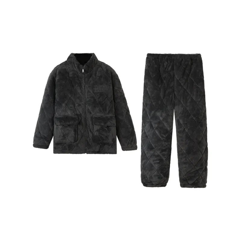 Kerener Pajama Set Men's Charcoal Gray-0
