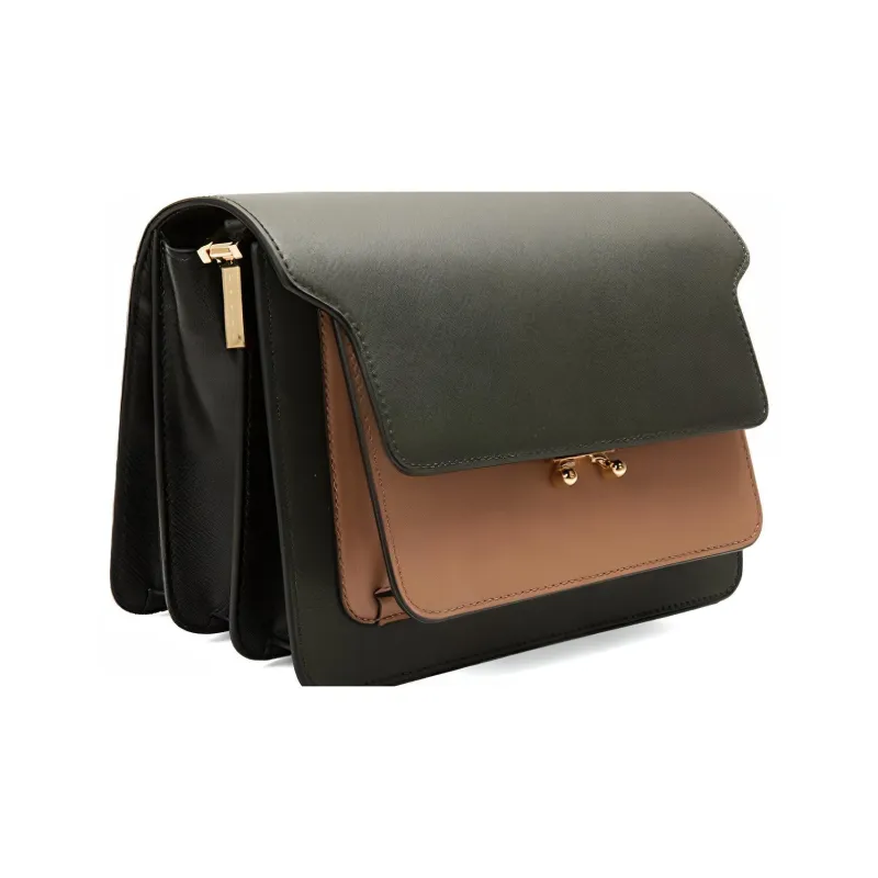 MARNI Leather Trunk Bag Shoulder Bag Crossbody Bag Women's Jasper-2