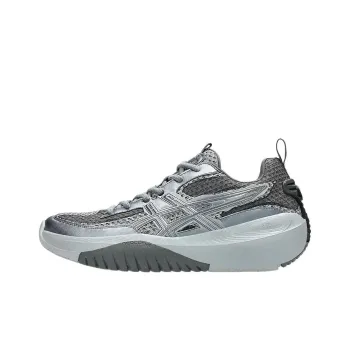 Studio Hagel x Asics Anti Slip Wear Resistant Low Top Casual Running Shoes Unisex Gray Silver