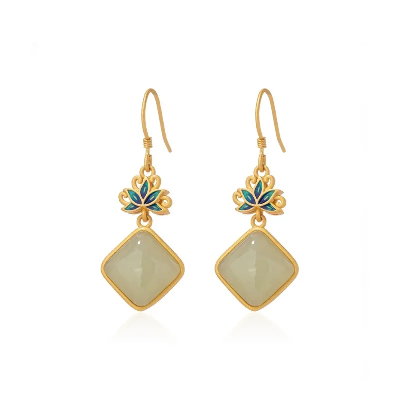 Encounter Gift Earrings Green Jade Women's-0