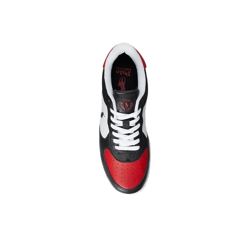 Polo Ralph Lauren Low Top Skateboard Shoes Men's Black-4