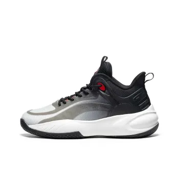 Warrior Low Top Basketball Shoes Men's White Black