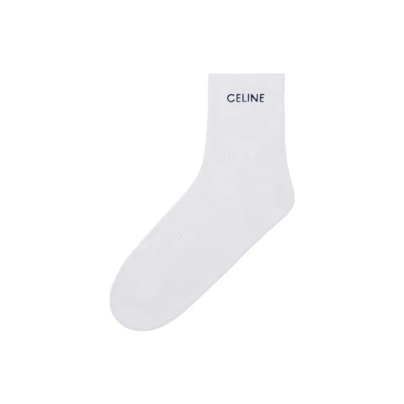 CELINE SS23 Ankle Socks Women's White-0