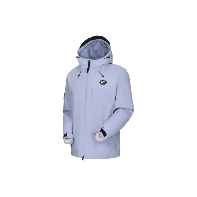 Panda Carefree Play Series Warm Breathable Water Resistant Rainproof Windproof Windbreaker Jacket Unisex-26
