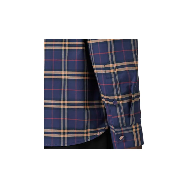 Burberry Shirts Men Blue-3