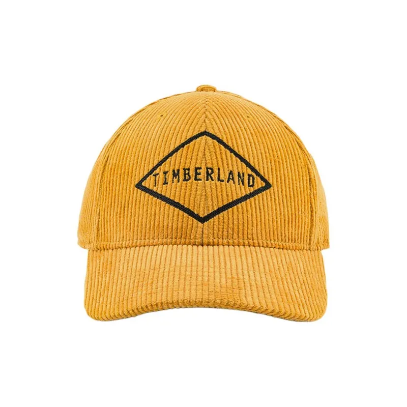 Timberland Corduroy Blend Baseball Caps Unisex Yellow-1