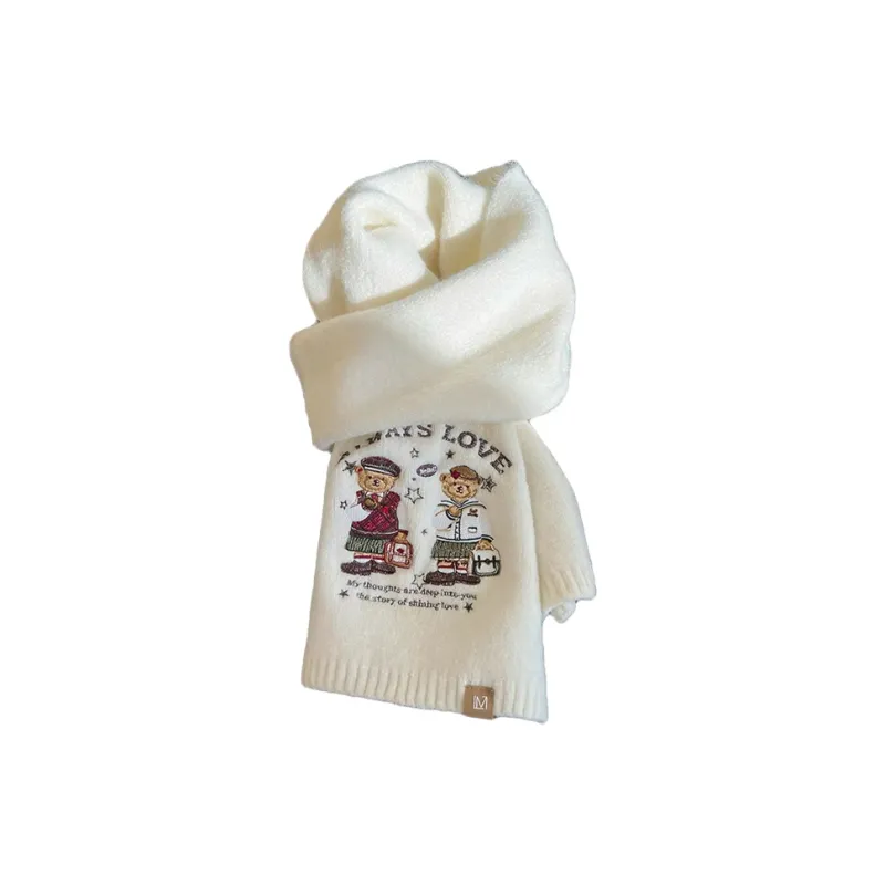 VIVIWELL Knit Scarves Unisex-1