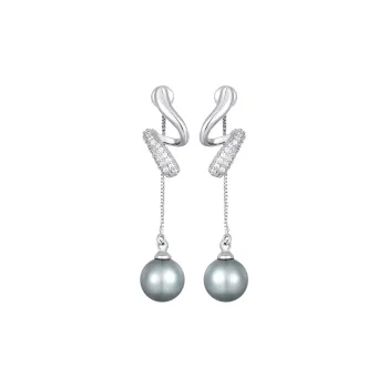 MISS XIA JWY S925 Silver Stud Stud Earrings Women's