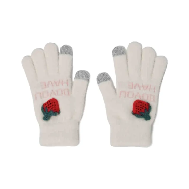 Yalu Cotton Knit Gloves Unisex Gift Box Set-0