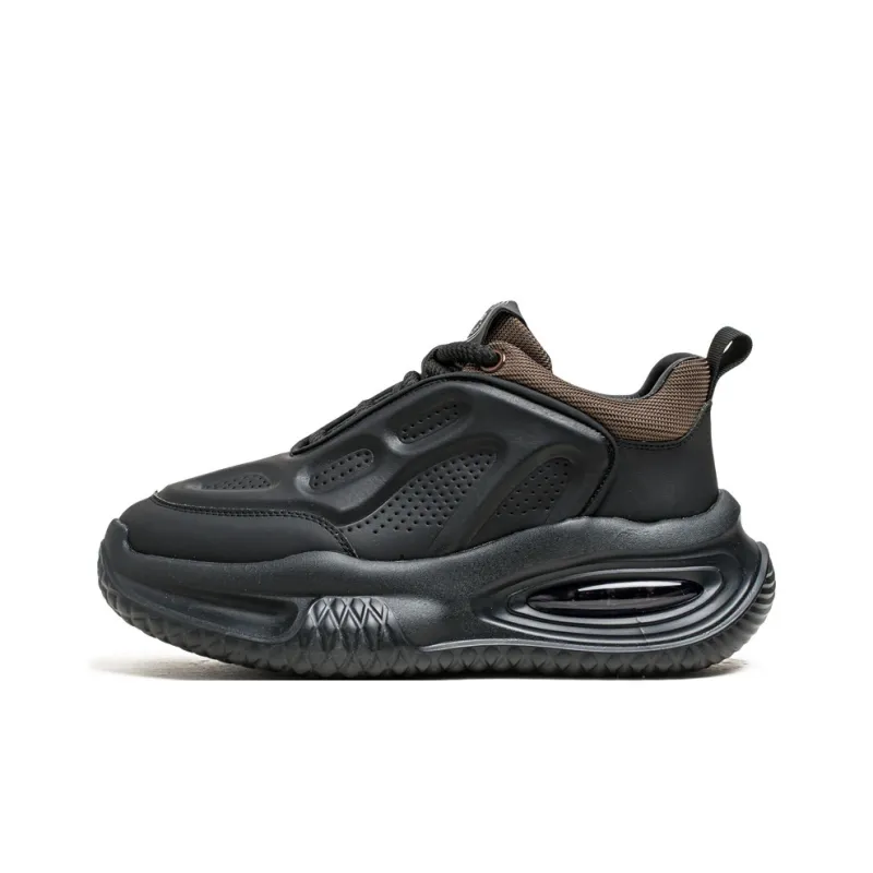 Wooden Rabbit Cushioning, Slip Resistant, Abrasion Resistant, Height Increasing Low Top Chunky Sneakers Men's-9