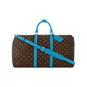 LOUIS VUITTON Bandoulière Travel Bags Brown & Sky Blue