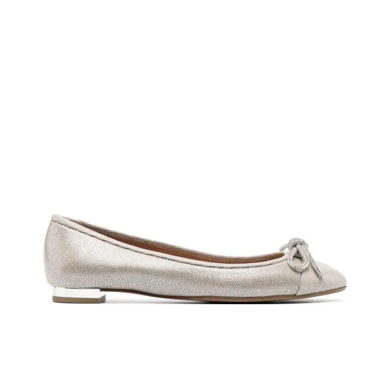 AQUAZZURA Parisina Bow-detail Ballerina Shoes-1