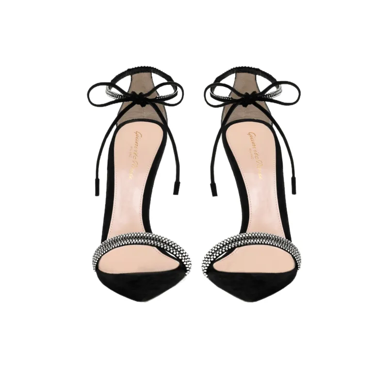 GIANVITO ROSSI Crystal Strap 115mm Sandals-3