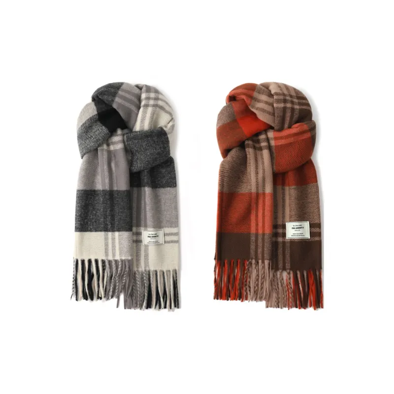 FREE RABBITⅡ Fall And Winter British Versatile Warm Cold Resistant Shawl Scarf Unisex-16