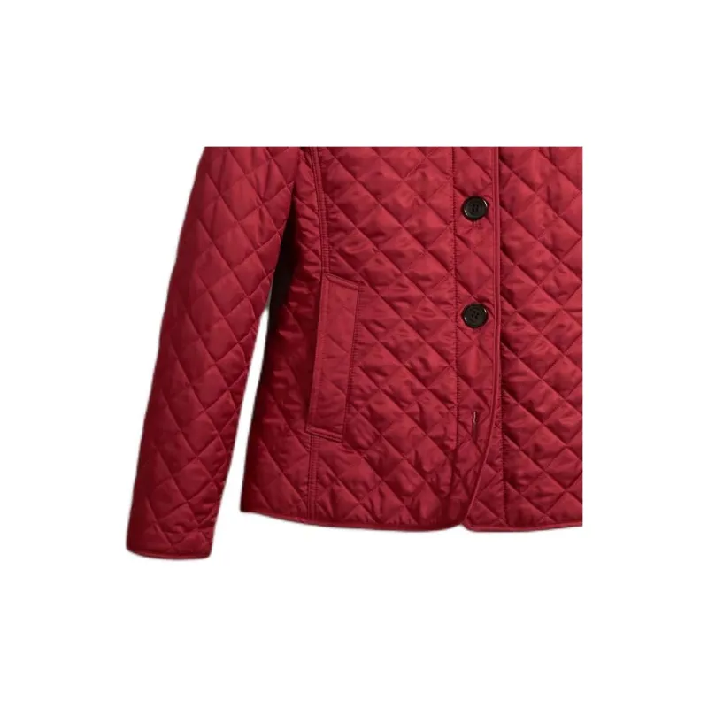 Burberry Puffer Jacket Women's Red-5