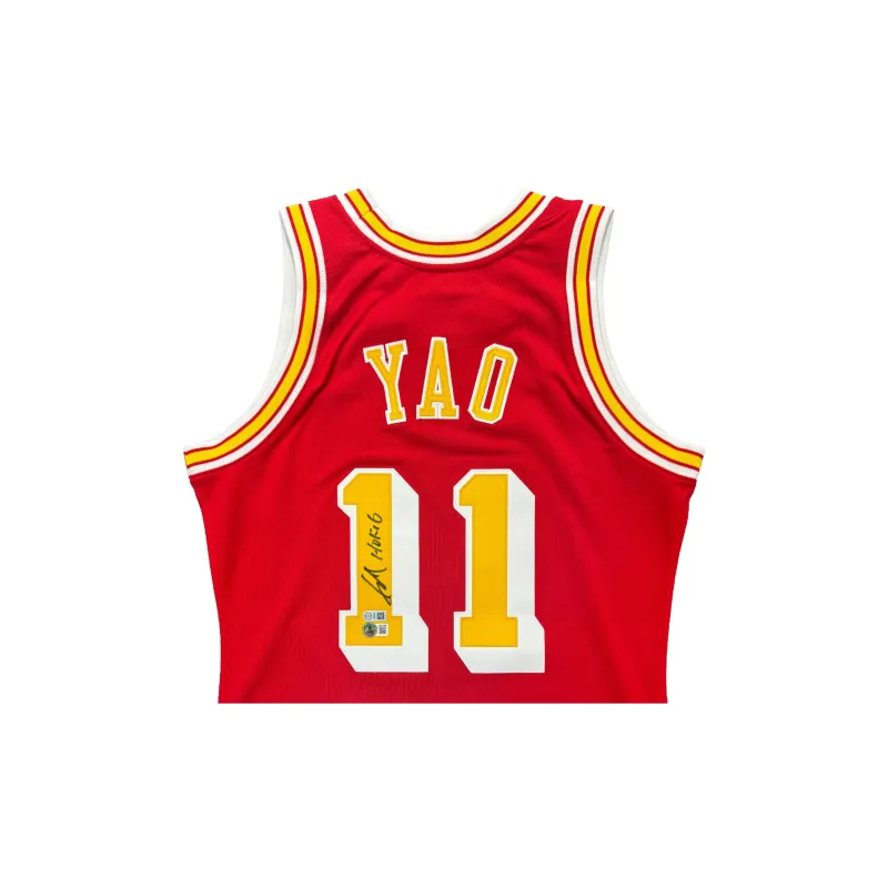 L's Creation Basketball Fan Supplies Mingwen Signature-HOF16 USASM Certificate Red Unisex-1