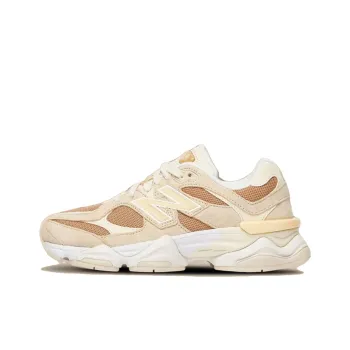 New Balance NB 9060 Anti Slip Wear Resistant Low Top Casual Shoes Women's Beige Brown