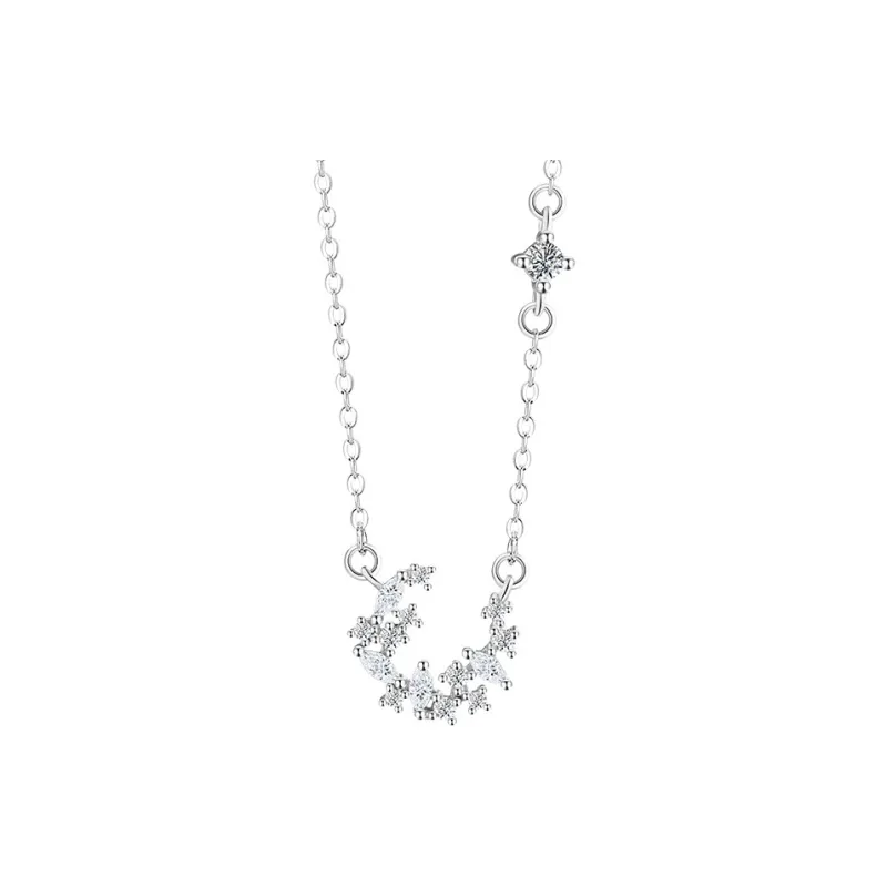 Eclater 925 Sterling Silver Necklaces Women's-0