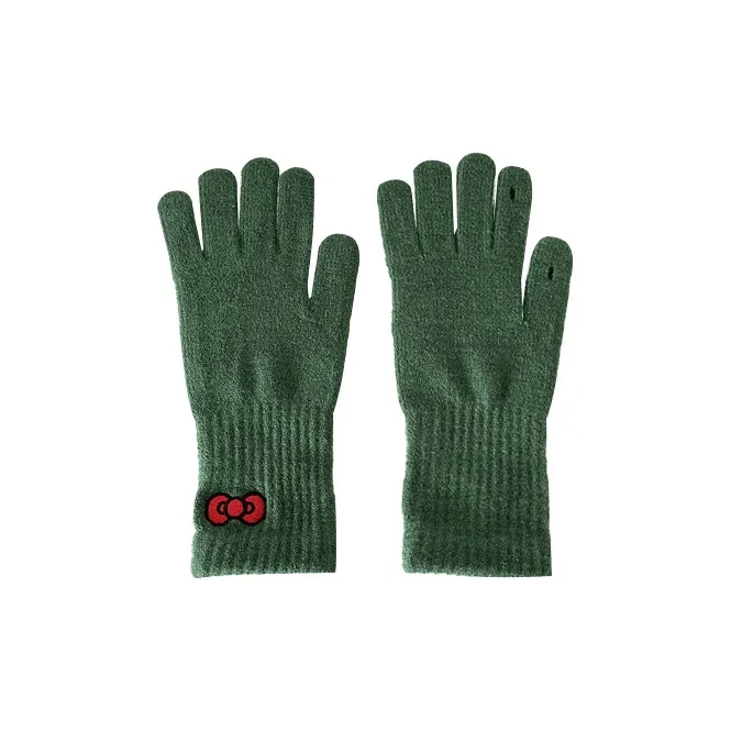 MUSTKOO Knitted Fabric Knit Gloves Women's-6