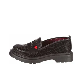 IRREGULAR CHOICE Love A Loaf Loafers Women's Black