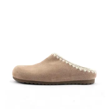 Uinnate Abrasion Resistant Closed Toe Slippers Women's Apricot