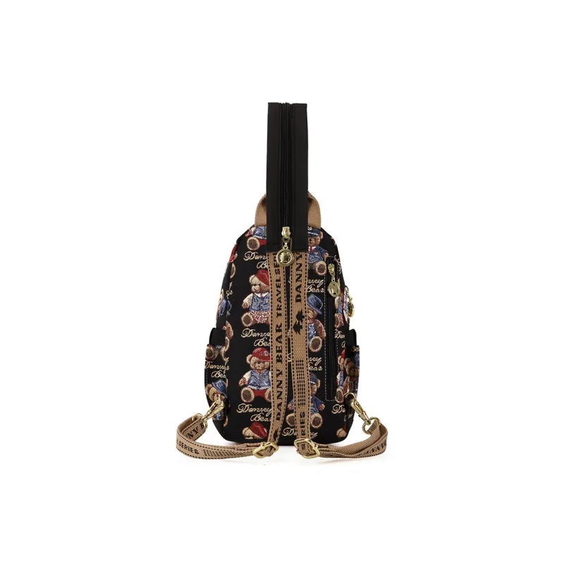 DANNYBEARJEANS Fabric Backpack Regular Unisex Multicolor-12