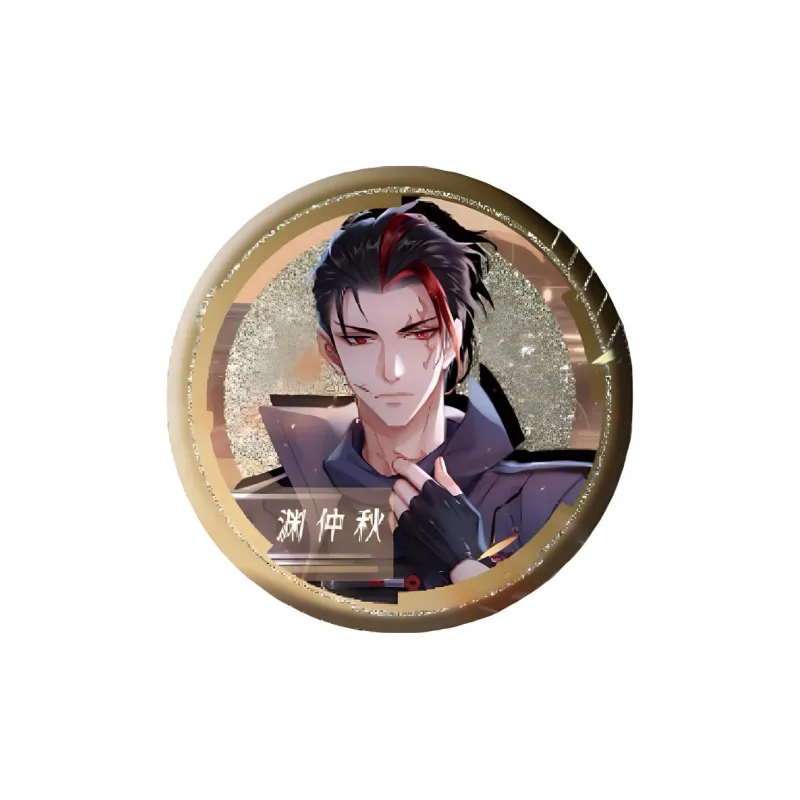 Taptap Master Is Too Busy Mechanical Heart Collection Dazzling Color Round Badge Badges-1
