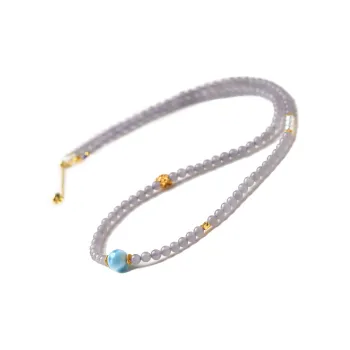 Tokai Family Hetian Jade Necklaces Smoky Purple Women's