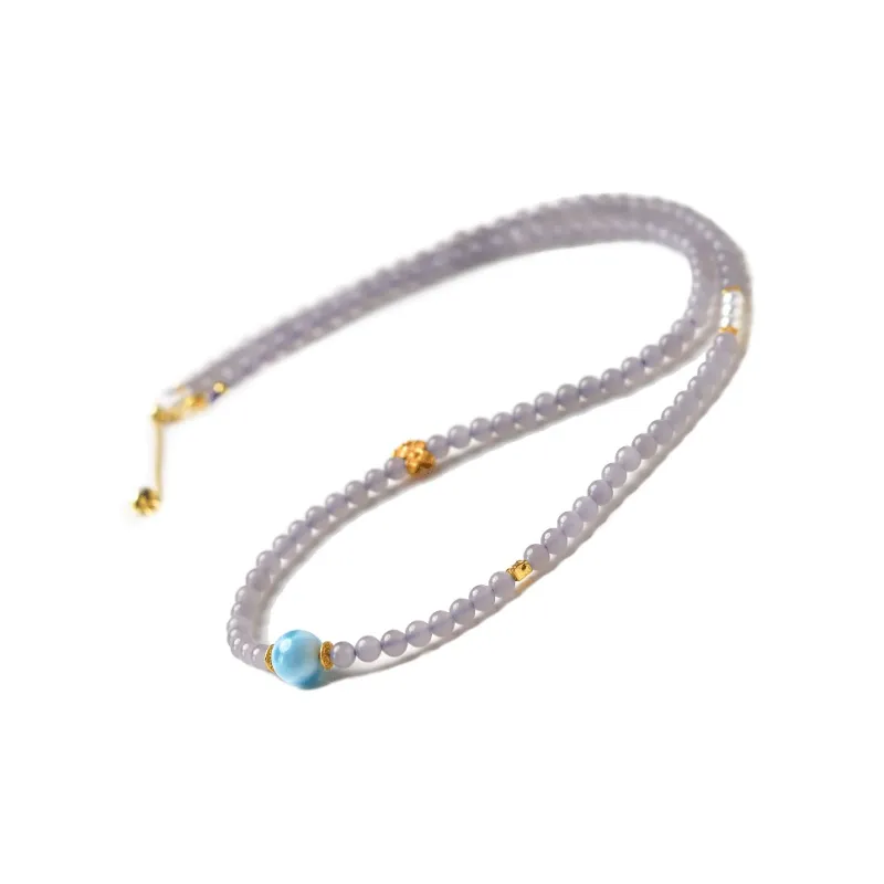 Tokai Family Hetian Jade Necklaces Smoky Purple Women's-0