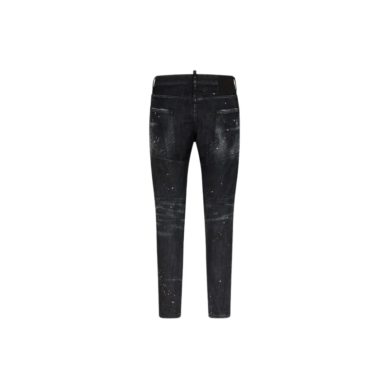 DSQUARED 2 Distressed Paint splatter Jeans-1