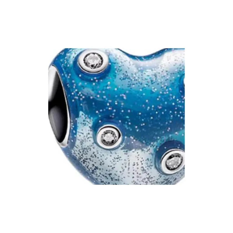 Pandora 925 Sterling Silver Charms / Pendants Women's Blue-1