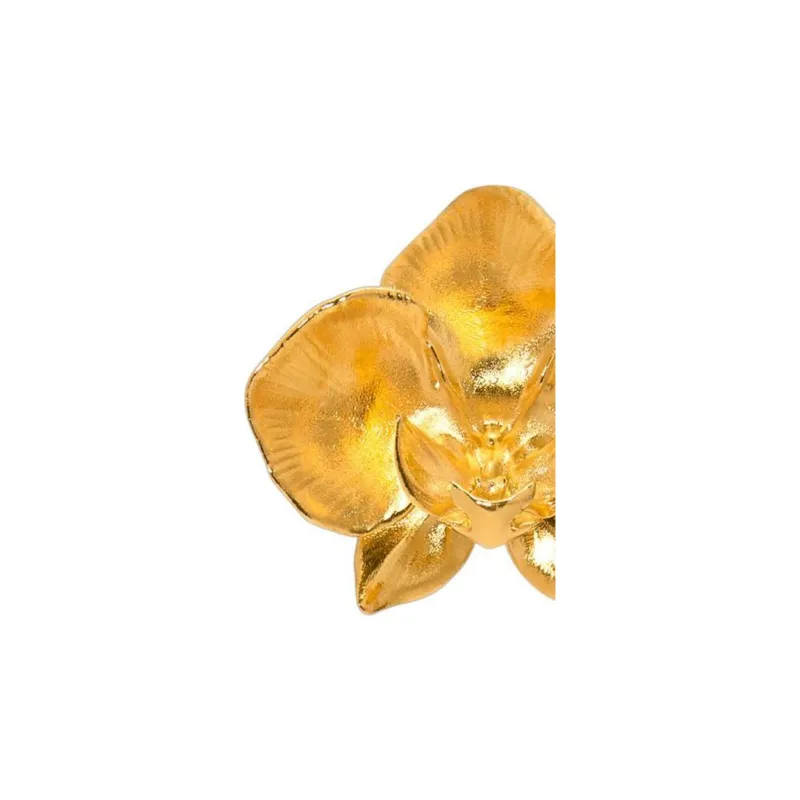 Oscar De La Renta Small Orchid Brooch-2
