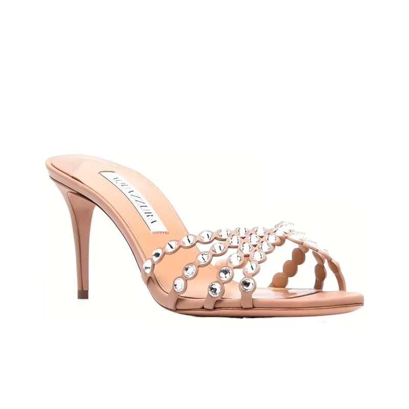 AQUAZZURA Tequila 75mm Mules-2
