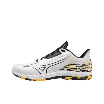 Mizuno Wave Drive Anti Slip Wear Resistant Low Top Training Shoes Unisex White